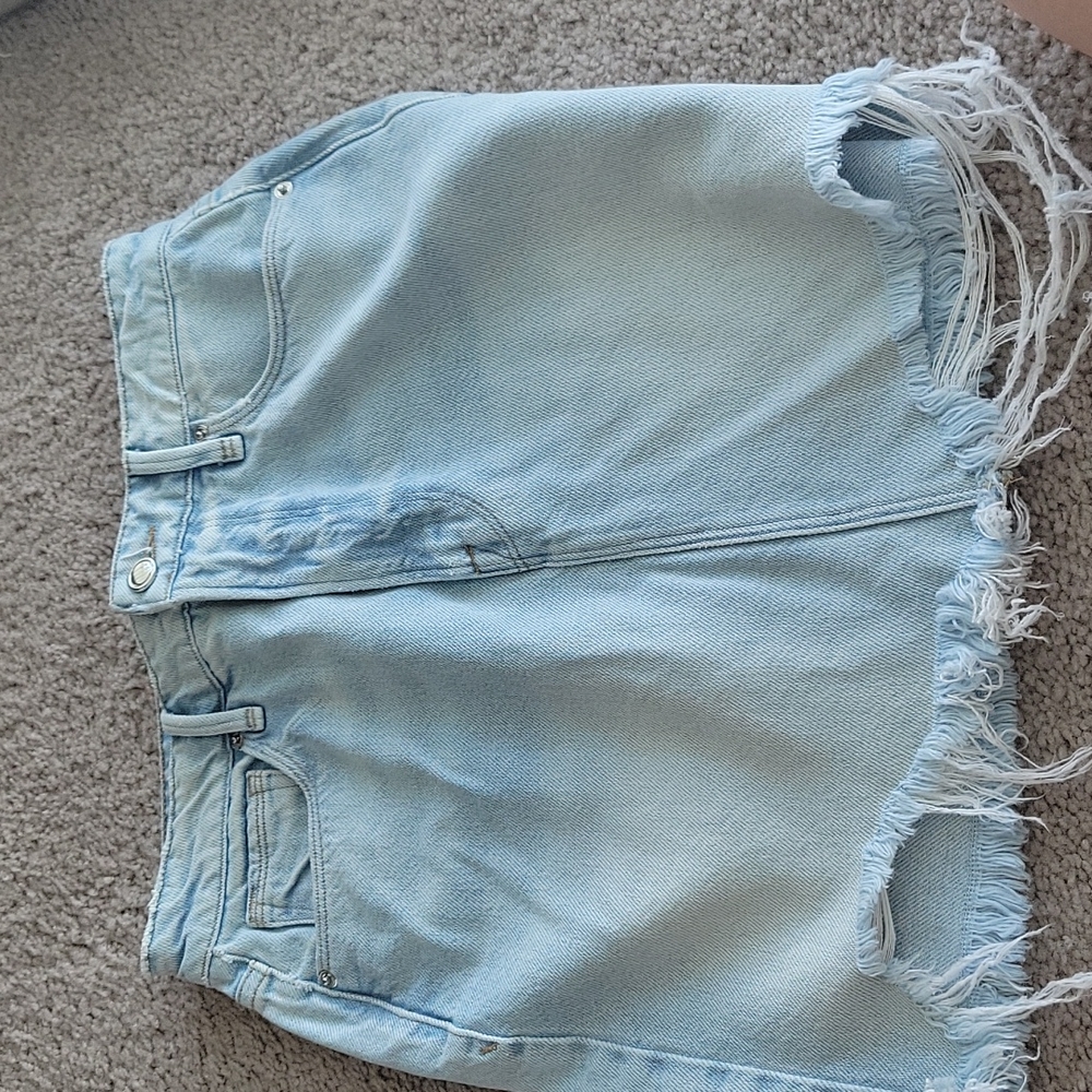 Good American Jean mini skirt, sz 27